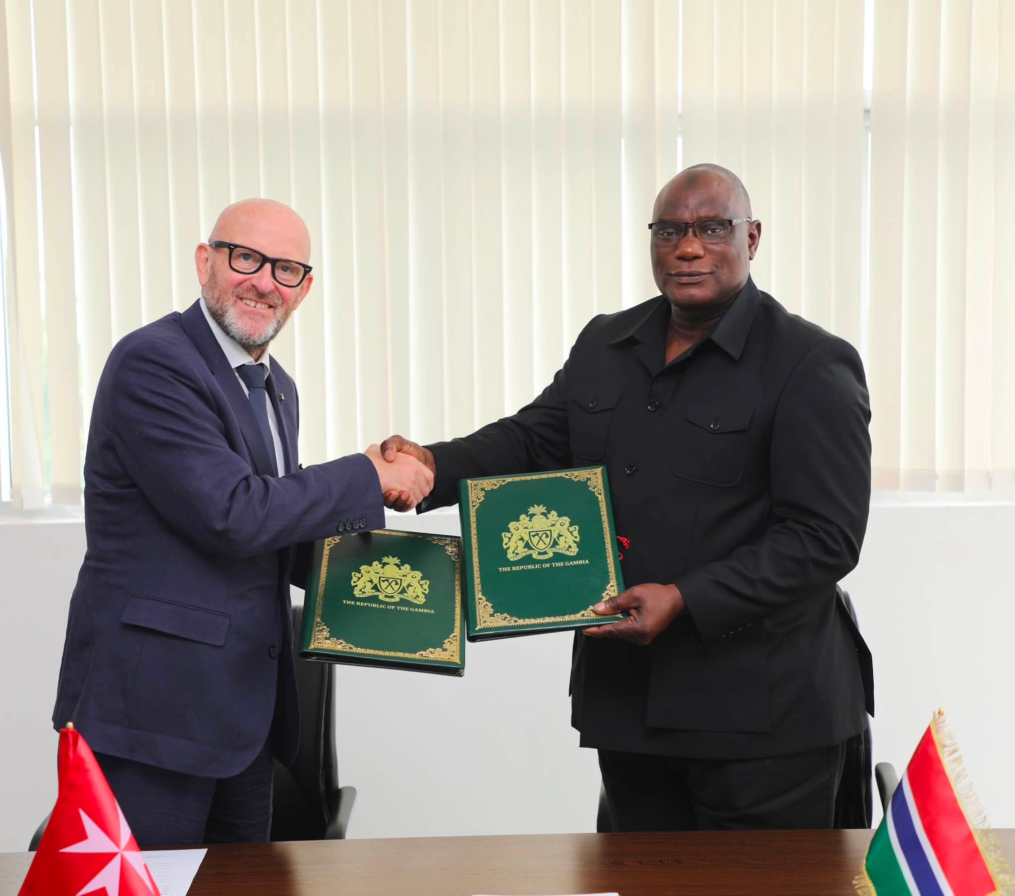 The Order of Malta and The Gambia signing a cooperation agreement