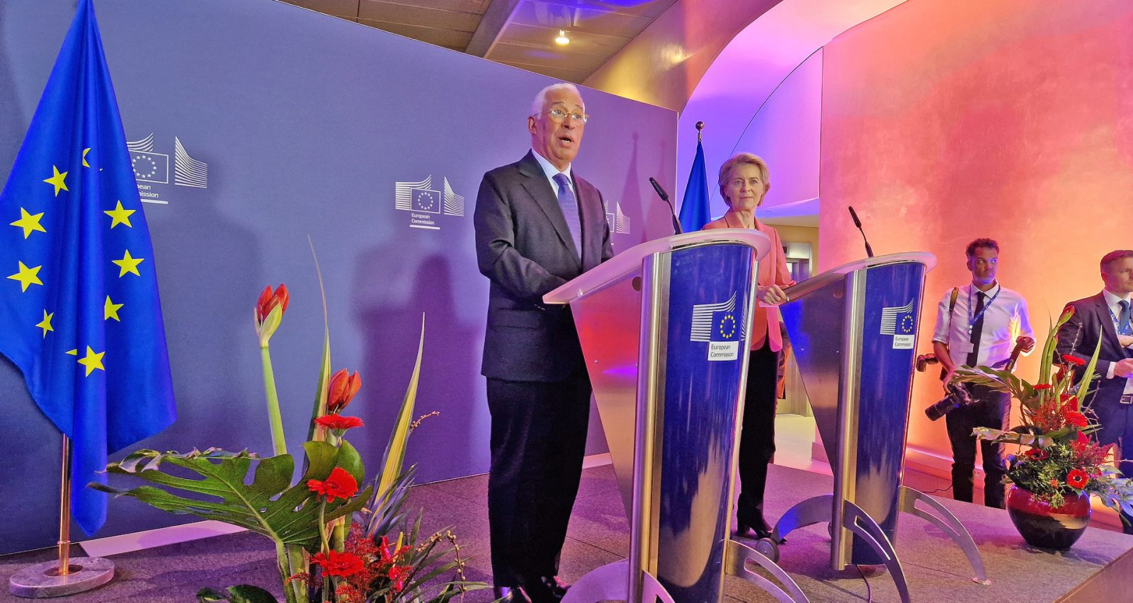 The Ambassador of the Sovereign Order of Malta HE Y. Gazzo at the Reception for the Diplomatic Corps accredited to the EU