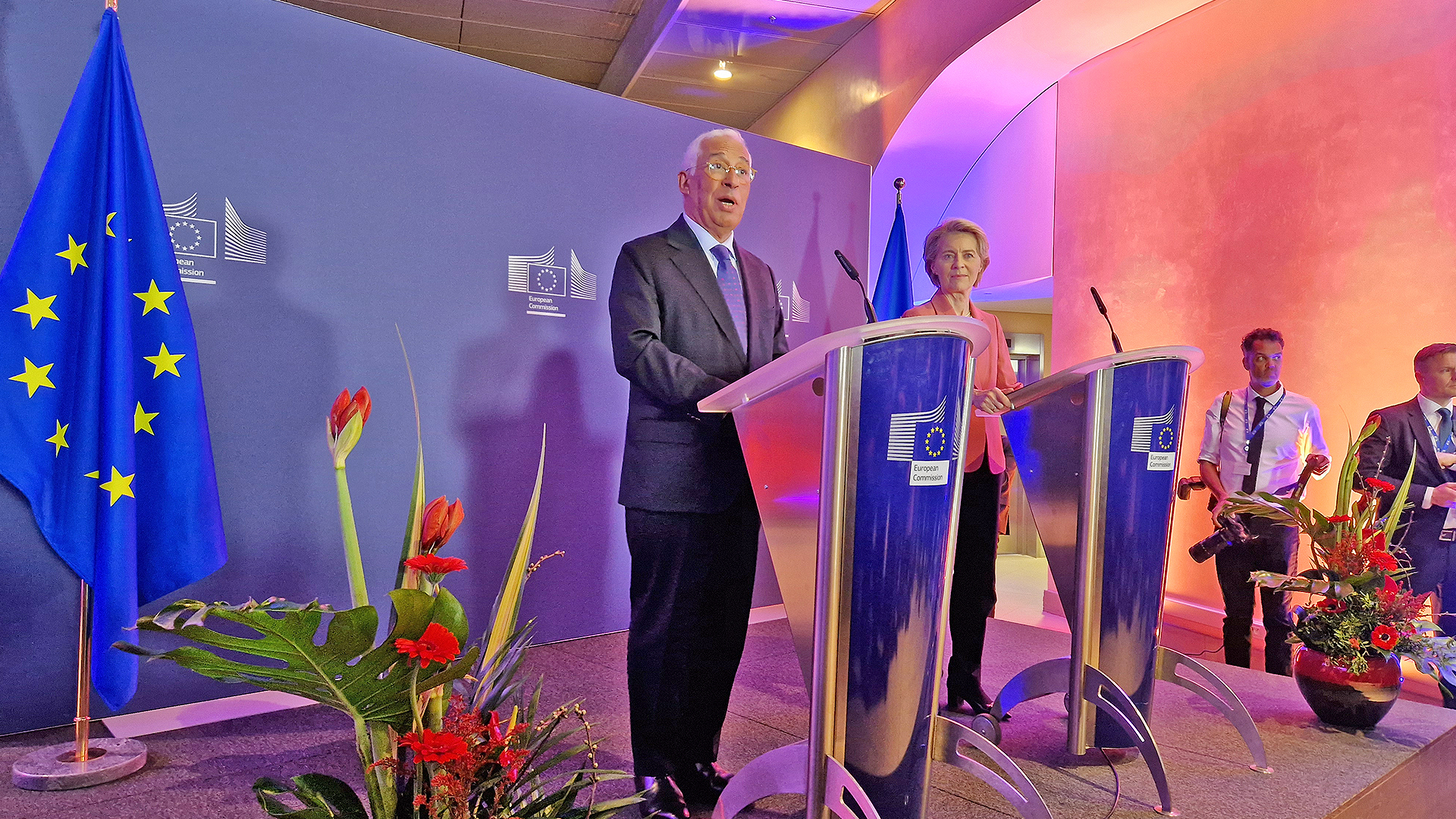 The Ambassador of the Sovereign Order of Malta HE Y. Gazzo at the Reception for the Diplomatic Corps accredited to the EU